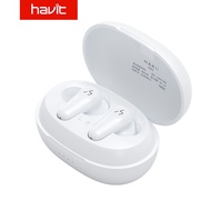 Havit True Wireless Active Noise Canceling Earphone Bluetooth Headphones Quiet Sport Earbuds Long Battery Type-C Case Hands Free