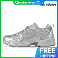 New Balance | รองเท้าวิ่ง New Balance 530 Raincloud สีเงินเมทัลลิก สำหรับผู้ชายและผู้หญิง รุ่น U530H
