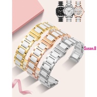 ~~ Substitute Casio Women's Watch SHN-5010 5020 4048 LTP-V300 1391 Stainless Steel Ceramic Watch Strap Y
