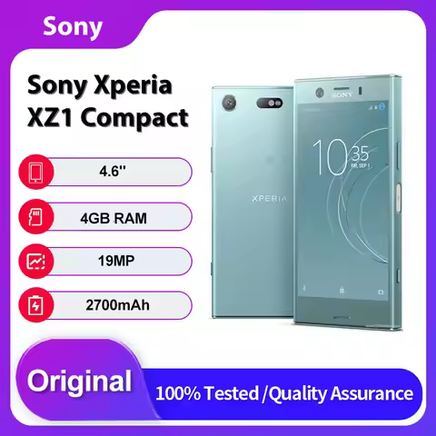 Original Unlocked Sony Xperia XZ1 Compact G8441/SO-02K 4G Bluetooth 2700mAh 19MP Mobile Phone 4.6 in