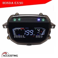 เครื่องวัดความเร็วมอเตอร์ไซด์ Dayang ชุดอุปกรณ์ LED อิเล็กทรอนิกส์ดิจิตอลมอเตอร์ไซค์สำหรับฮอนด้า EX9