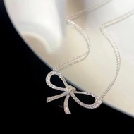 Daigou Grade Graff Gr @ ff Bow Bow Diamond Necklace