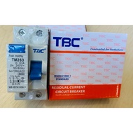 TBC 63A 2P 100mA ELCB