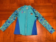 Arena sun protection long sleeves kids boy girl swim suit / top / wear / swimwear with zip 中童 大童 男童 