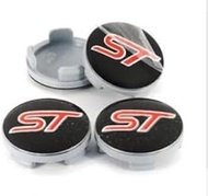 4PCS Car ST Racing Wheel Cap Center Hub Cap 54mm #6M21-1003-AA F-STB54