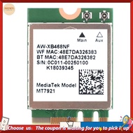 【W3SG】1 PCS MT7921 WIFI6 2.4G 5G Gigabit Network Card M2 5.2 BT Network Card Green