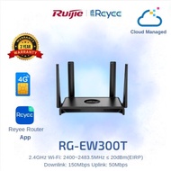 Ruijie RG-EW300T Router Insert 4G Sim Wifi Supports All 4G Networks Cloud-managed