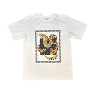 WEST RIDE Swastika Rattlesnake Short Sleeve Printed T-Shirt - Made in Japan (Size 42)
