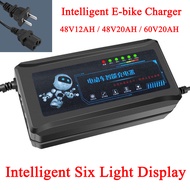 Intelligent Ebike Charger 48V12AH 48V20AH 60V20AH For Battery Lead Acid Battery Charger Smart Intelligent Charger Battery Output Super Ebike Chargers Monitoring Capability Universal Battery Charger EV Electric Bicycle