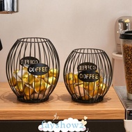 FAYSHOWS Coffee Pod Holder, Coffee Pod Large Capacity Coffee Capsule Holder, Fashion Home Decoration