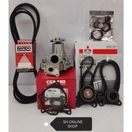 Timing Combo Kit Set+Fan Belt+Water Pump for Mitsubishi Pajero 4D56 Storm L200 Triton Lite 4X2 (1SET