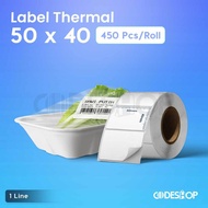 Thermal Scale Label Size 50X40
