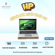 Laptop Lipat Touchscreen Hp Elitebook x360 1040 G6 Intel Core i7 RAM 16GB