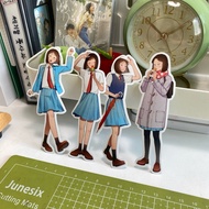 Skip and Loafer Skip To Loafer Mitsumi Iwakura Fanart/Die Cut Stickers by crumby_joy