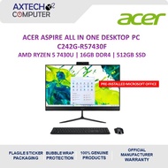 Acer Aspire C242G-R57430F 23.8" FHD All-In-One Desktop PC ( R5-7430U, 16GB, 512GB SSD, ATI, W11P )