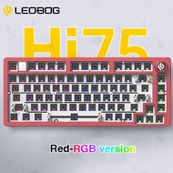 AULA LEOBOG 75% Customized Keyboard 81 Keys Hot Swap Type-C Wired Mechanical Keyboard RGB Backlit Ga