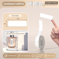 NIIMBOT D11/D110/D101 White Thermal Label 8-15mm Name Sticker Waterproof Self-adhesive Label