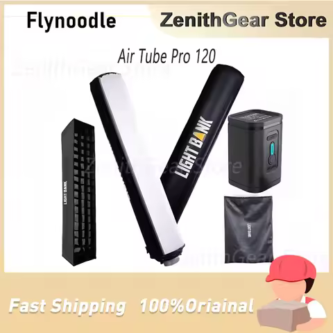 NEW Flynoodle Air Tube Pro 120 Light Bank Softbox for Aputure Nanlite Godox ZHIYUN COLBOR LED Video 