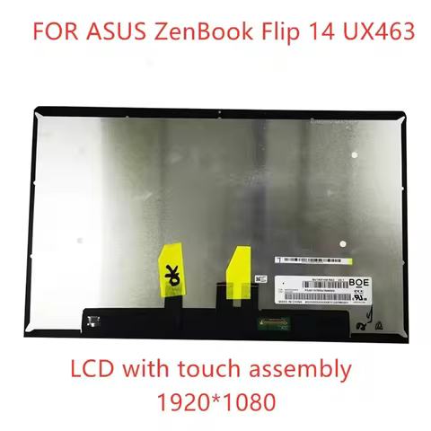 14'' FHD EDP FOR ASUS ZenBook Flip 14 UX463 UX463F UX463FA UX463FLC LCD Touch Screen Display Assembl