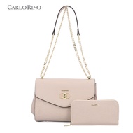 Carlo Rino Elle Tote Bag - Medium Beige