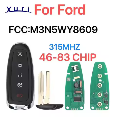 Xuri Smart Remote key For Ford Escape Edge Focus C-max Maverick 2013~2018 FCC:M3N5WY8609 46/83CHIP 3