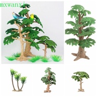 MXWANXI Simulation Cypress, Plastic Cypress Coconut Tree, DIY Pine Trees Mini Vivid Landscape Tree Model Garden