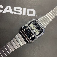 Casio Vintage 系列 A100WE-1A銀色/A100WEG-9A金色復古中性手錶