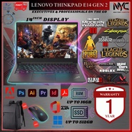 GAMING Lenovo ThinkPad E14 Ryzen 5 | 16GB RAM 512GB SSD | Budget Laptop | 1 Year Warranty