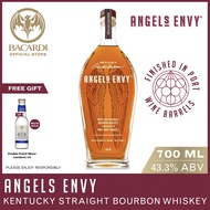 Angels Envy Kentucky Straight Bourbon Whiskey - 700ml / 70cl 43.3% ABV - Spirit Finished in Port Win