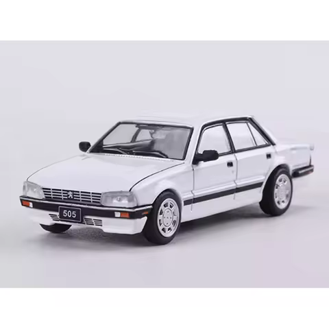 SHADOW Diecast 1/64 Scale Peugeot 505 Van Simulation Alloy Car Model Collection Ornament