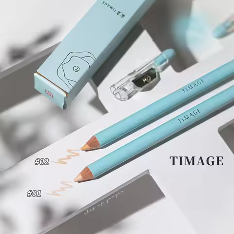 Timage Tip Concealer Pencil High Coverage Concealer Brightening Waterproof Sweatproof Long-Lasting N