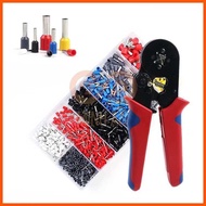 Kìm bấm cos vuông HSC8 6-4A tự điều chỉnh kèm 1200 đầu cos đủ loại cos ống tròn cos pin