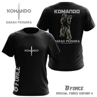 TACTICAL BAJU KOMANDO SILIKSCREAN DARAH PERWIRA BAJU MILITARY READY STOCK