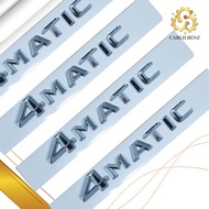 4MATIC MERCEDES BENZ CHROME GRADE EMBLEM a ORIGINAL 4 MATIC MERCY EMBLEM/