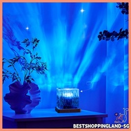 【BEST】Night Light Projector Wave Light Projector 16 Colors Dynamic Wave Cube Lamp