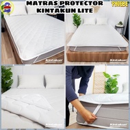 KINTAKUN Mattress Protector LITE White Size 200x200 / 180x200 / 160x200 / 120x200 | MATTRESS PROTECT