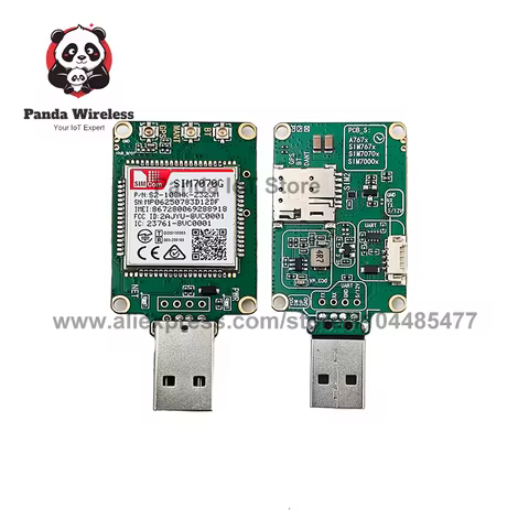 SIMcom SIM7070G NBIOT CATM LPWA USB Dongle 1pcs CAT-NB: B1/B2/B3/B4/B5/B8/B12/B13/B18/B19/B20/B25/B2