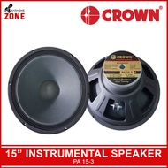 Crown  PA 15-3 / 15 inch Instrumental Speaker / Crown instrumental Speaker / 15 inches / Original Cr