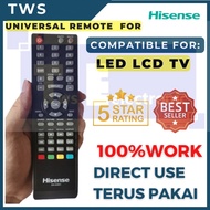 รีโมตคอนโทรลทีวี LCD LED สําหรับ Hisense TV (EN-83801)