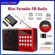 Rechargeable Radio Fm Super Radio FM/AM/SW Pocket Radio FM Speaker Antenna Receiver Handsfree 收音機