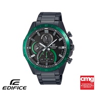 [ของแท้] CASIO นาฬิกาข้อมือผู้ชาย EDIFICE รุ่น EFR-571DC-1AVUDF สายสเตนเลสสตีล สีดำ