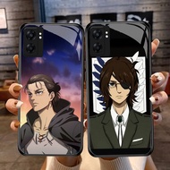 DF-19 Attack On Titan TPU HD Glass Casing for OPPO A57 A77S A17 A36 A77 A57S A76 A96 Realme C30S C55