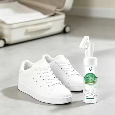 Whitening Foam Shoe Cleaning Spray Decontamination Agent To Eliminate Yellow Stains For Daily White 