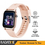 [terbaruu digitec runner smartwatch black dial pink rubber