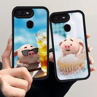 S-26 Cute Pig Cartoon Case Case for OPPO A5 A7 A7n A12E A5S A12 A12S A3S Realme C1 Cover