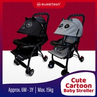 Sweet Heart Paris ST106 Cartoon Design 3.9KG Lightweight Travel Baby Stroller - 6 Months To 15 KG