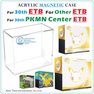 Acrylic Magnetic Case For ETB（Elite Trainer Box） / 30th ETB / 30th PKMN Center ETB 5mm Thick