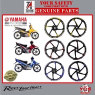 YAMAHA 125ZR CAST WHEELS FRONT & REAR / 125Z SPORT RIM /MOTORCYCLE RIM / BLUE / RED / YELLOW / 5XK Y