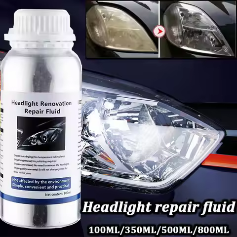 Car Headlight Repair Liquid Car Headlamp Renovation Restoration Cleaning Car Headlight Liquid Polyme