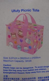 香港迪士尼 Ufufy Picnic Tote 保溫袋